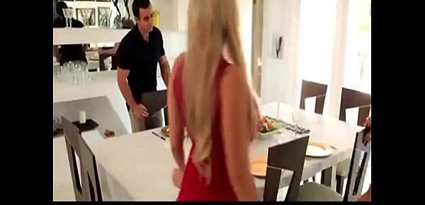  Step Sister Sucks And Fucks Not Brother During Dinn